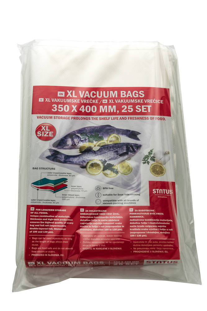 Vacuum bags XL 350 x 400 mm (pack of 25)